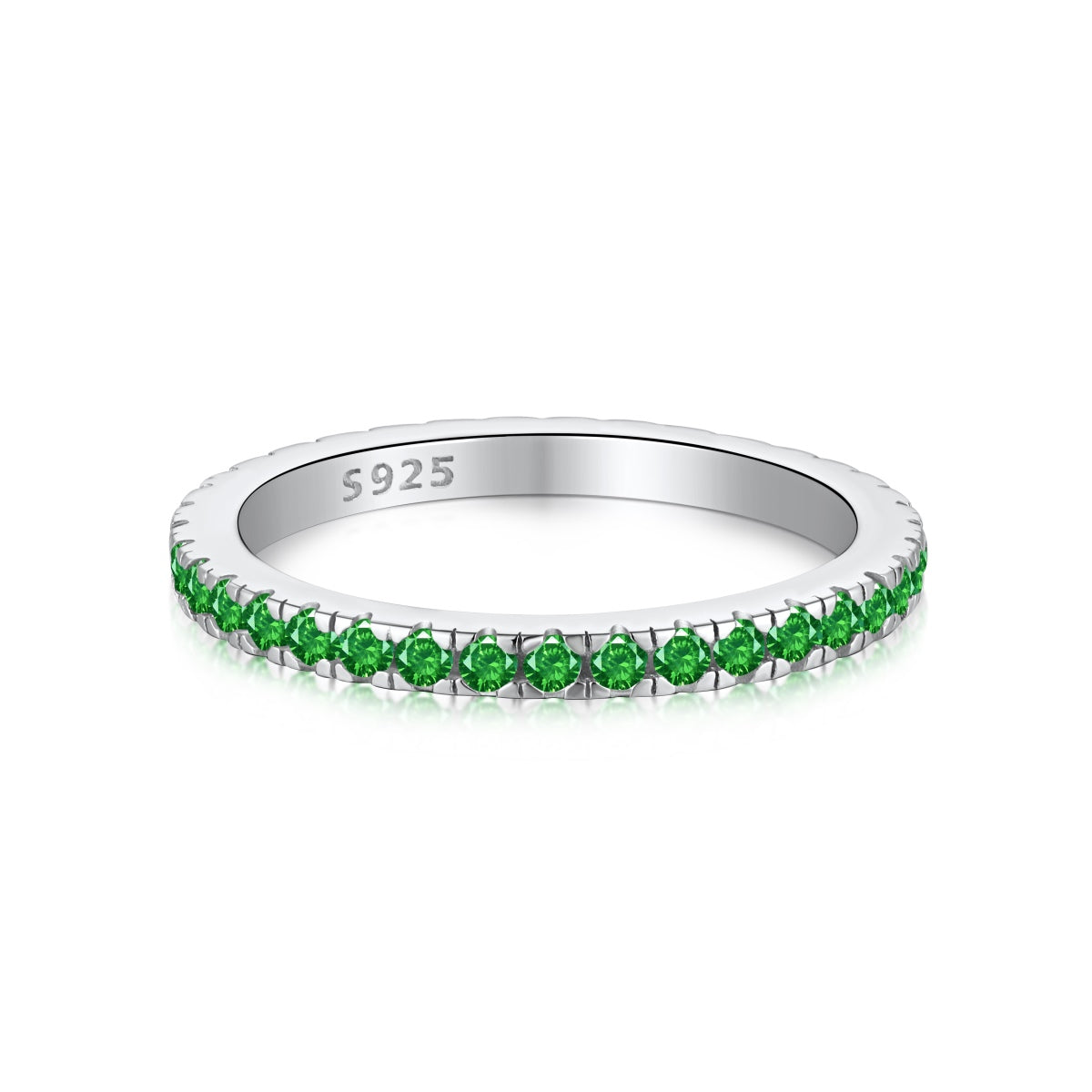 [LORA]Delicate Sparkling Round Cut Daily Ring
