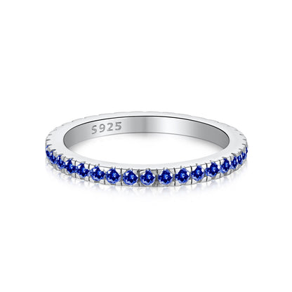 [LORA]Delicate Sparkling Round Cut Daily Ring