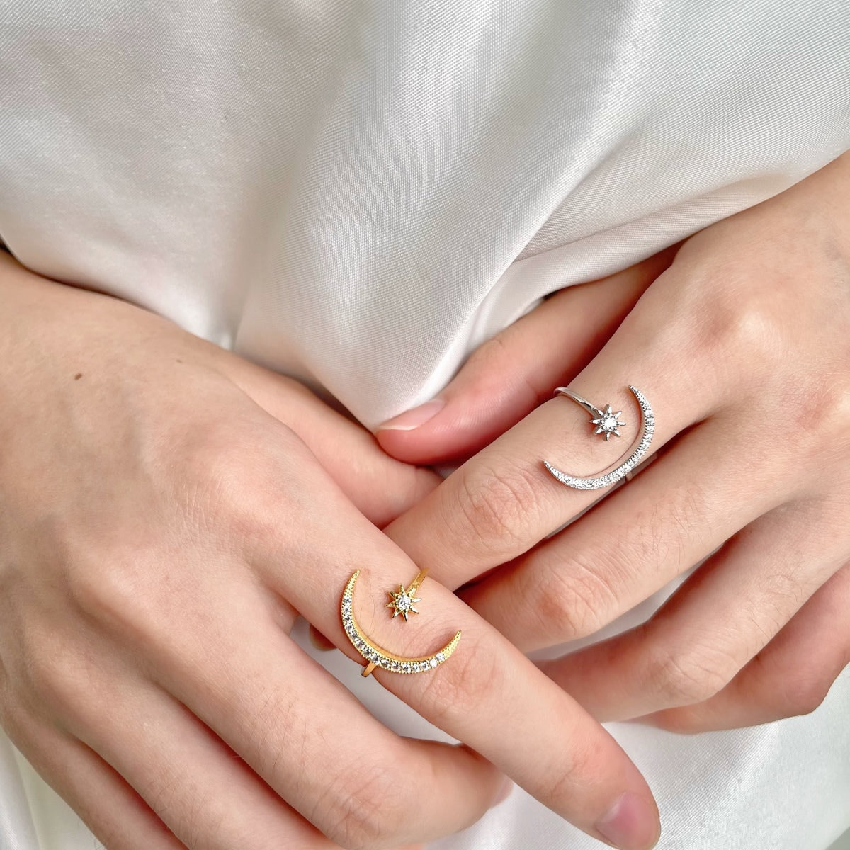 [LORA]Eternity Moon & Star Ring