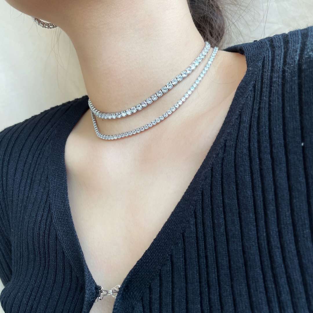 [LORA]Elegant Tennis Chain Necklace