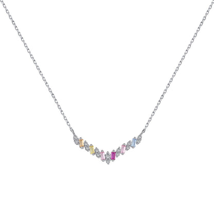 [LORA]Dazzling Rainbow Necklace