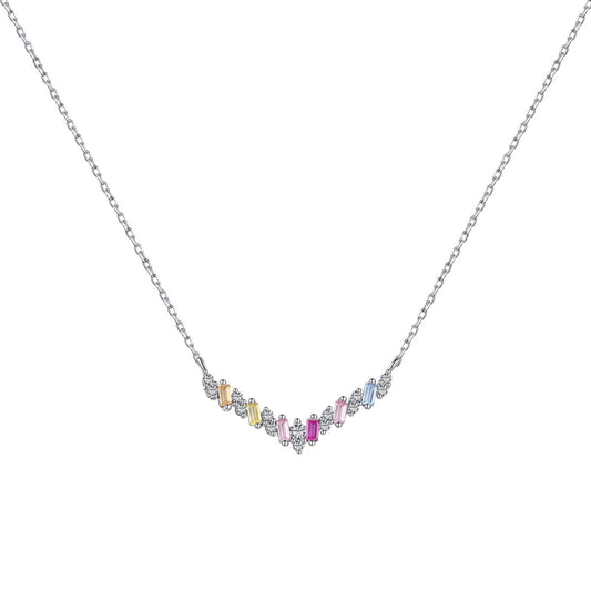 [LORA]Dazzling Rainbow Necklace