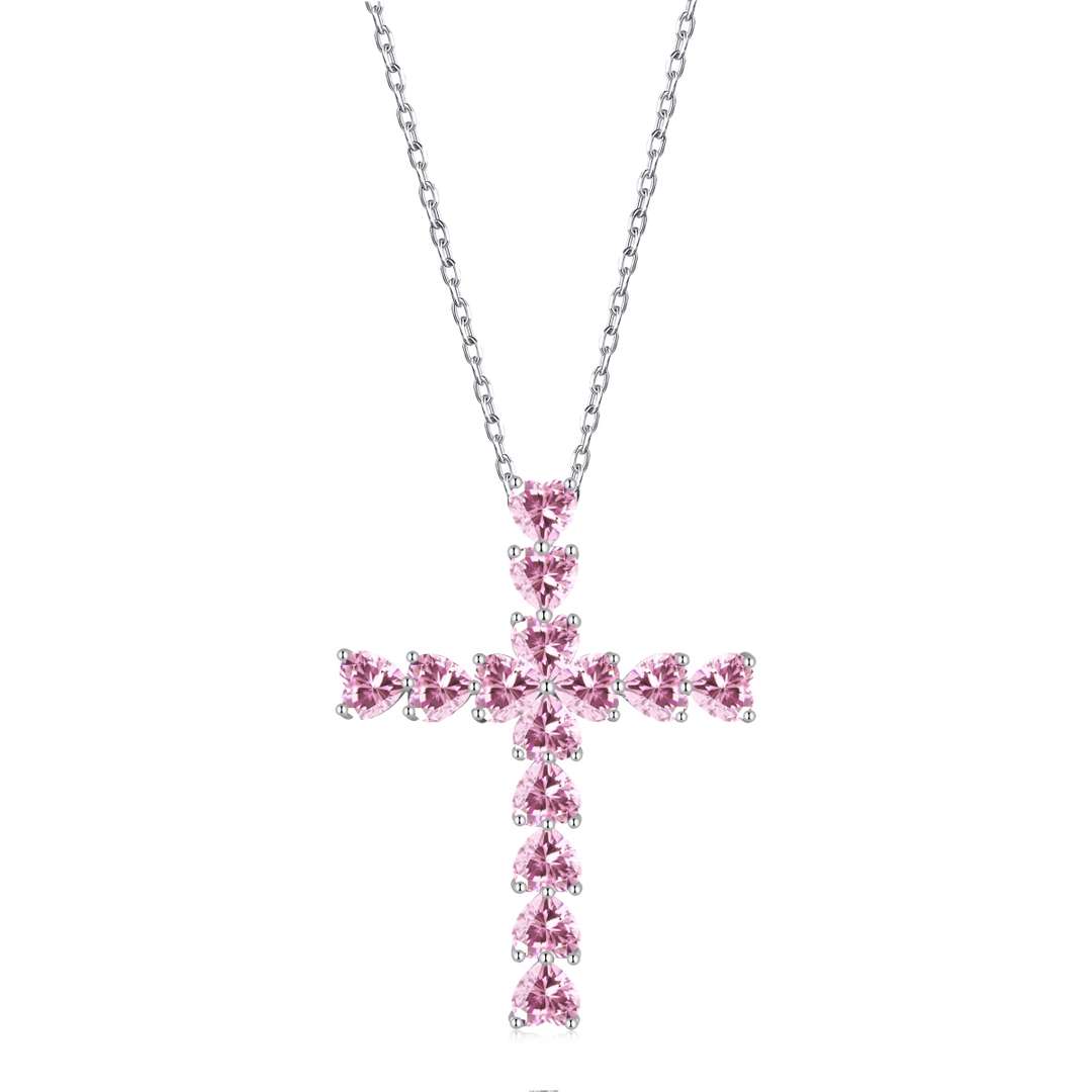 [LORA]Radiant Cross Shape Necklace