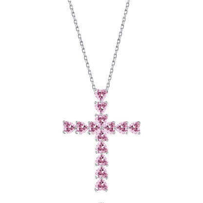 [LORA]Radiant Cross Shape Necklace
