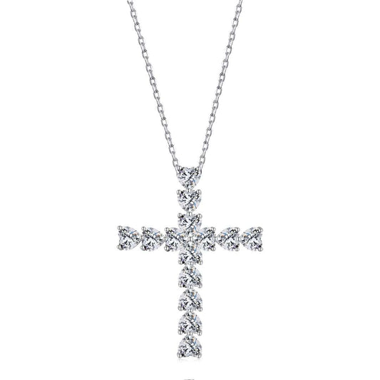 [LORA]Radiant Cross Shape Necklace