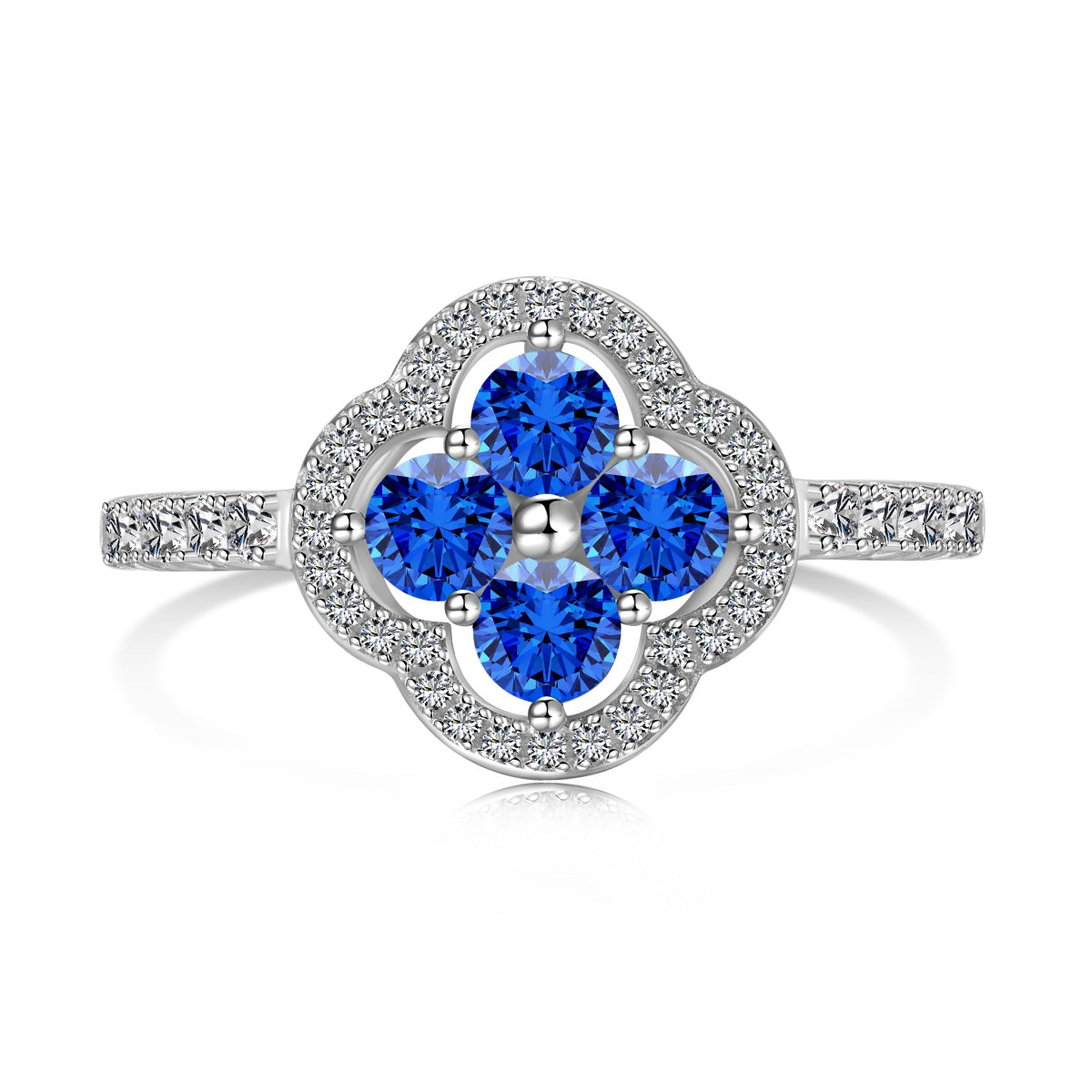 [LORA]Four Leaf Clover Flower Design Ring