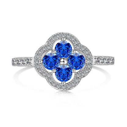 [LORA]Four Leaf Clover Flower Design Ring