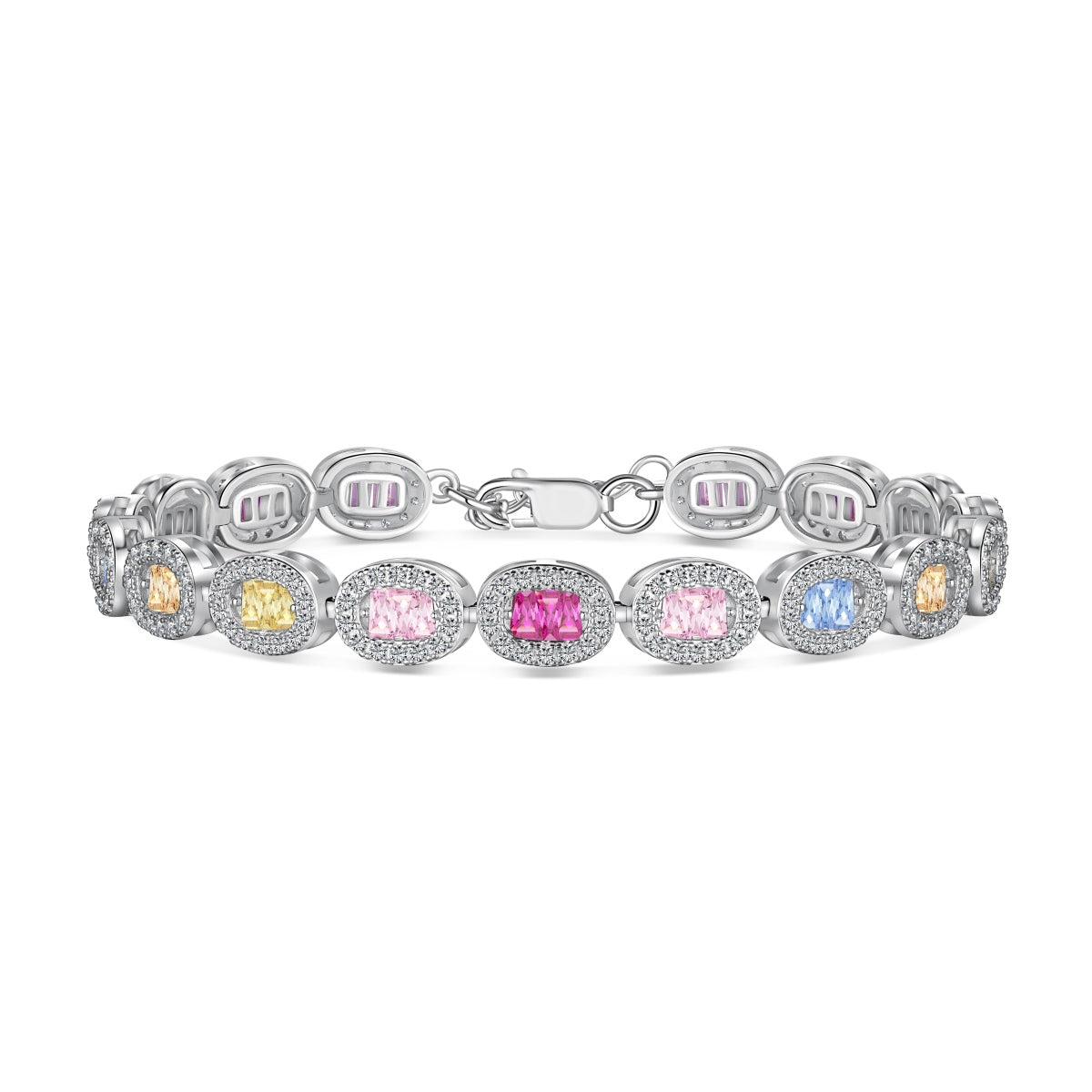 [LORA]Exquisite Ornate Emerald Cut Daily Bracelet