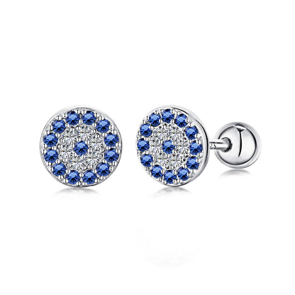 [LORA]Devil's Eye Ear Bone Nail Earrings