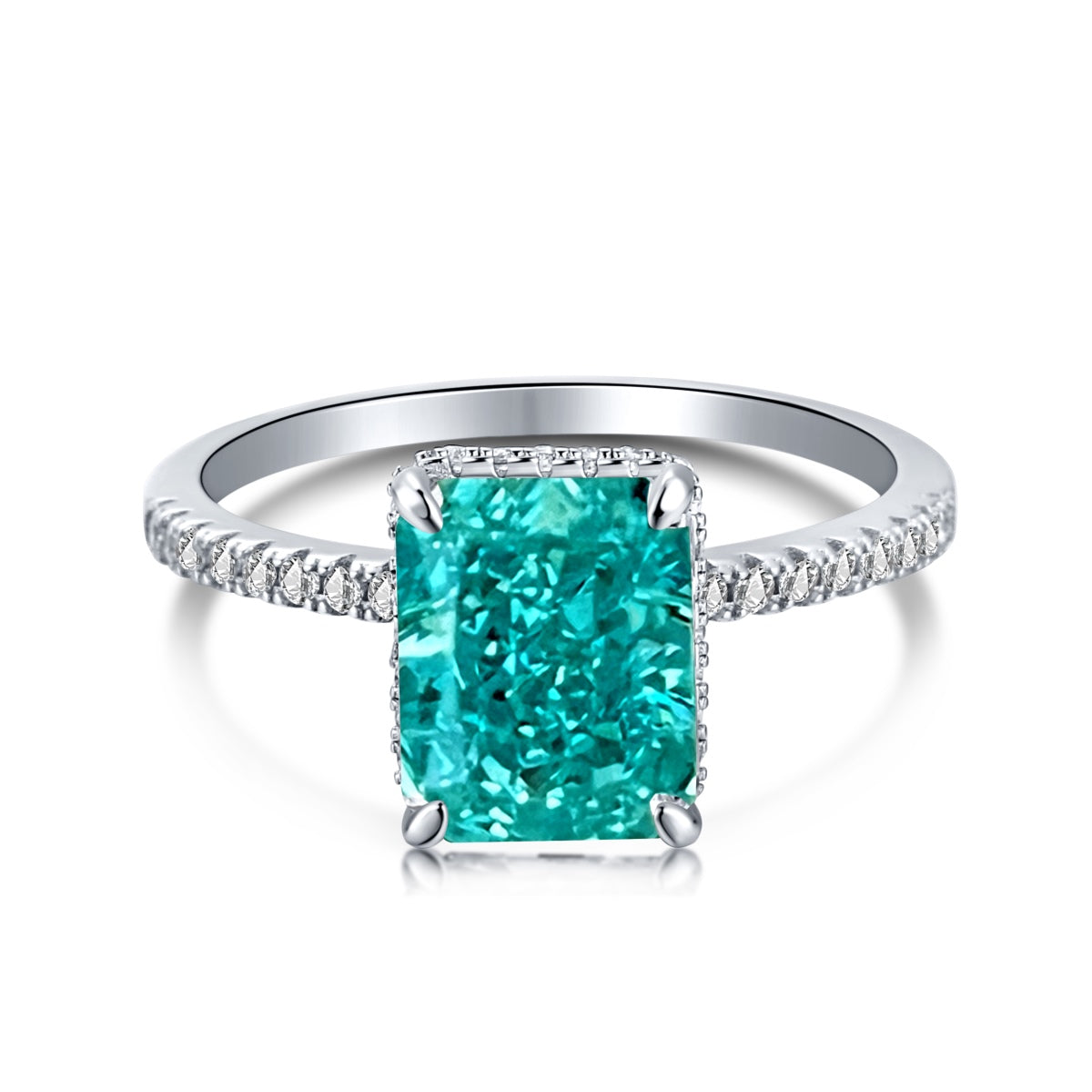 [LORA]4.0 Carat Luxurious Engagement Ring