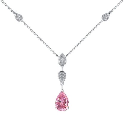 [LORA]Dazzling Pear Cut Necklace