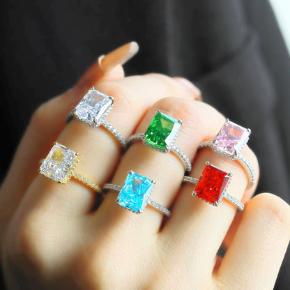 [LORA]4.0 Carat Luxurious Engagement Ring