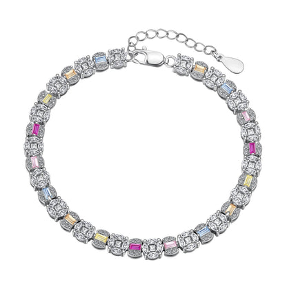 [LORA]Dazzling Radiant Multi Cut Daily Bracelet