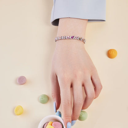 [LORA]Dazzling Unique Multi Shape Daily Bracelet