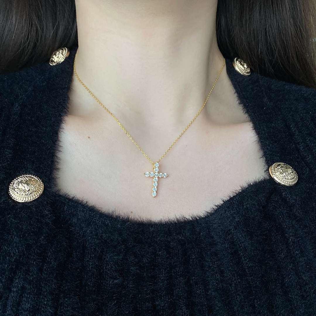 [LORA]Unique Cross Shape Necklace