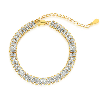 [LORA]Exquisite Emerald Cut Daily Bracelet