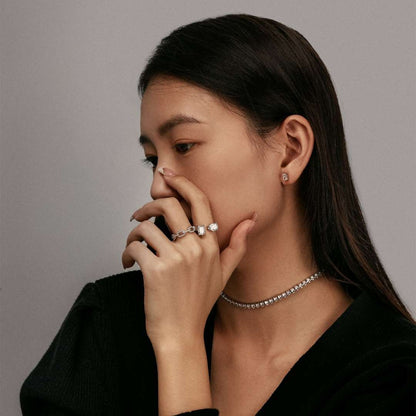 [LORA]Elegant Tennis Chain Necklace
