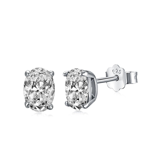 [LORA]Oval Classic Dignified Elegant Earrings