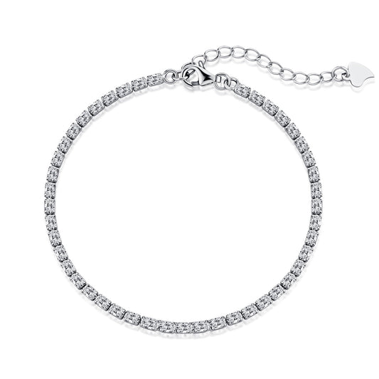 [LORA]Elegant Emerald Cut Daily Bracelet
