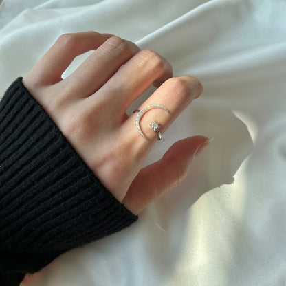 [LORA]Eternity Moon & Star Ring