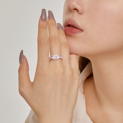 [LORA]Exquisite Colorful Radiant Cut Party Ring