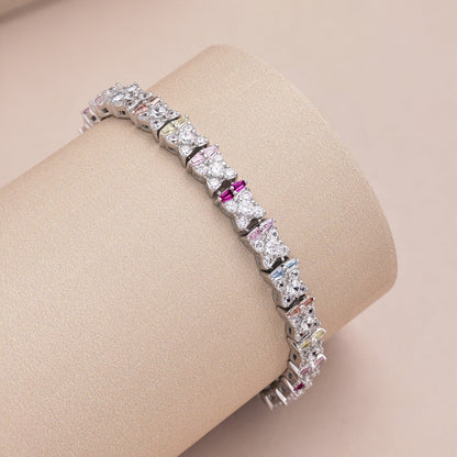 [LORA]Unique Colorful Flower Shape Daily Bracelet