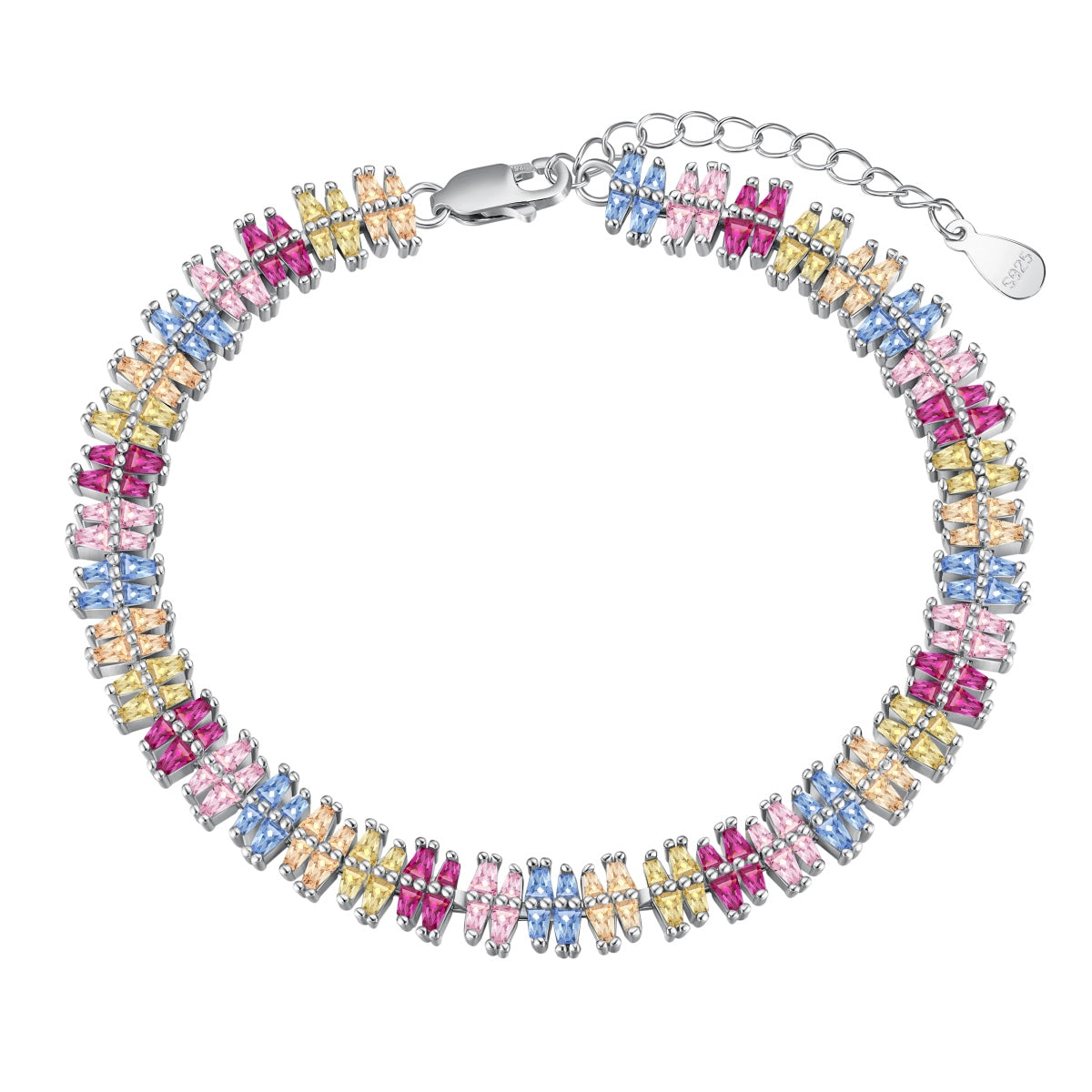 [LORA]Sparkling Exquisite Multi Cut Party Bracelet