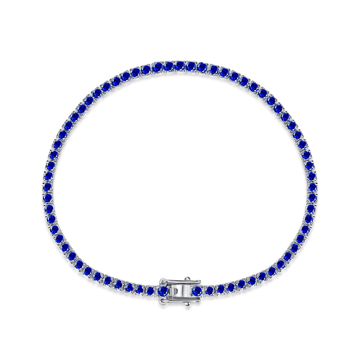 [LORA]Dazzling Colorful Round Cut Daily Bracelet