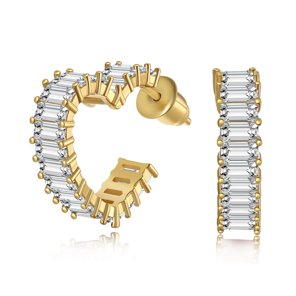 [LORA]Radiant Heart Cutout Earrings