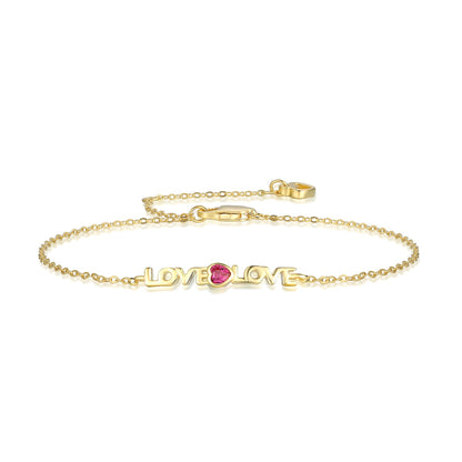 [LORA]Romantic Heart Shape Lover Bracelet