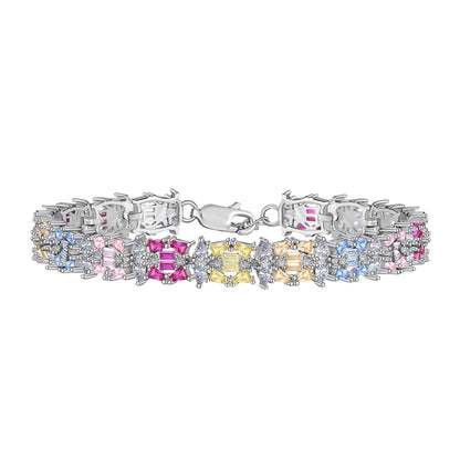 [LORA]Delicate Colorful Multi Cut Party Bracelet