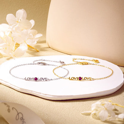 [LORA]Romantic Heart Shape Lover Bracelet