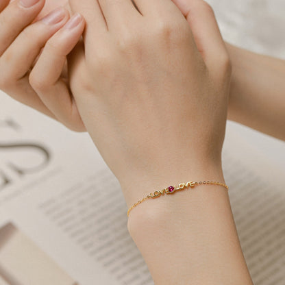 [LORA]Romantic Heart Shape Lover Bracelet