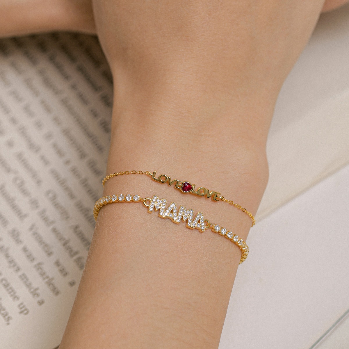 [LORA]Romantic Heart Shape Lover Bracelet