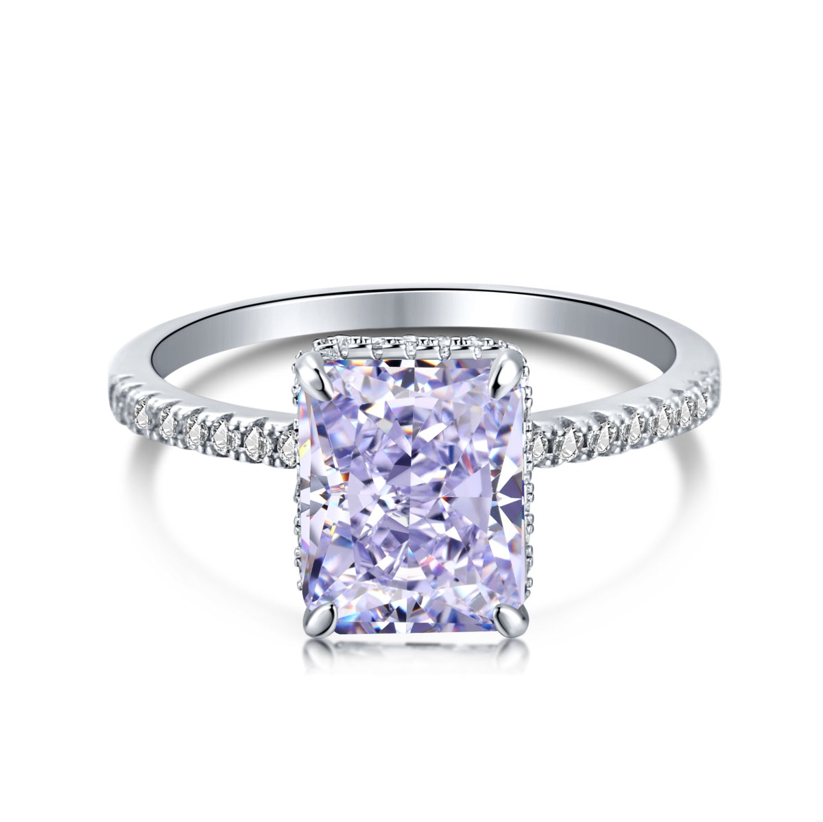 [LORA]4.0 Carat Luxurious Engagement Ring