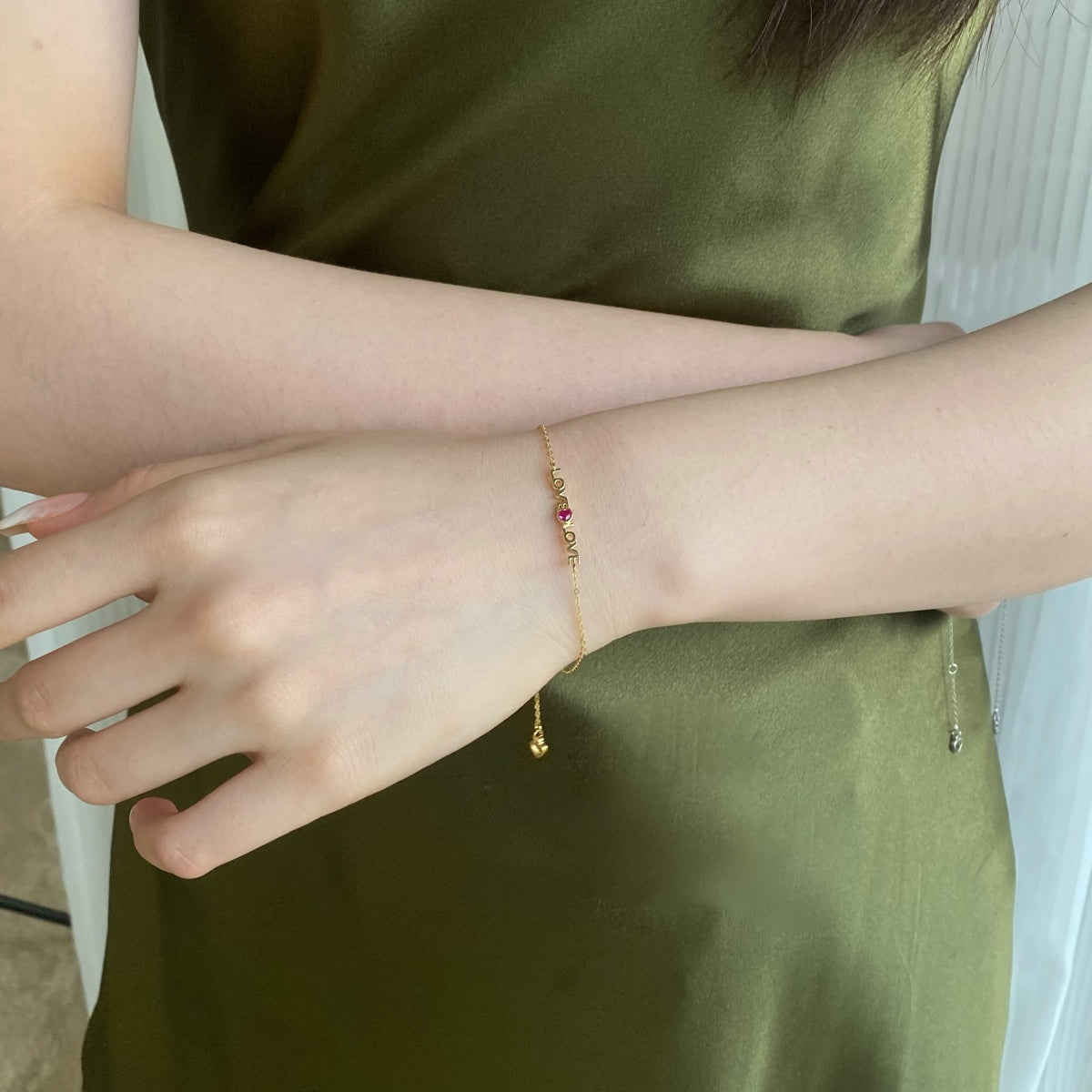 [LORA]Romantic Heart Shape Lover Bracelet