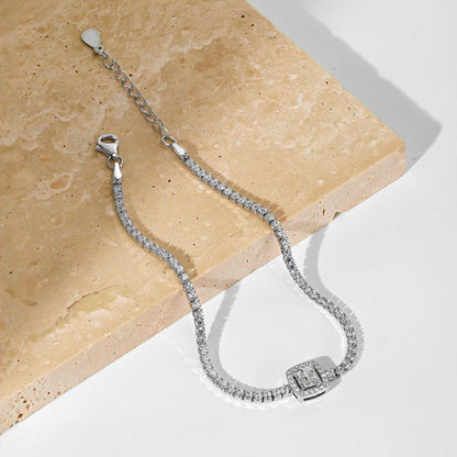 [LORA]Luxurious Dazzling Square Shape Banquet Bracelet