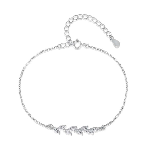 [LORA]Elegant Wheat Leaves Shape Bracelet