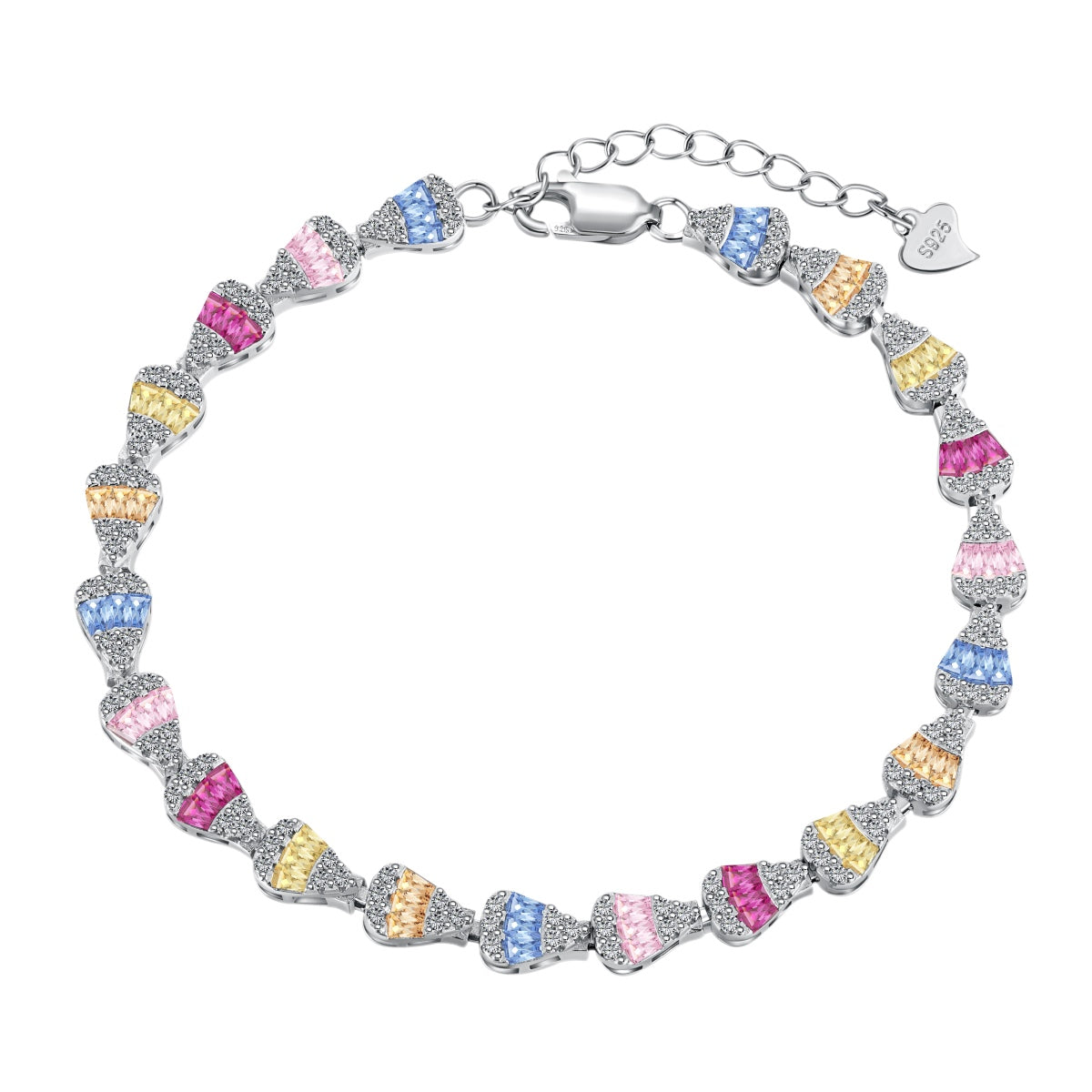 [LORA]Radiant Water Drop Shape Daily Bracelet