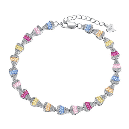 [LORA]Radiant Water Drop Shape Daily Bracelet