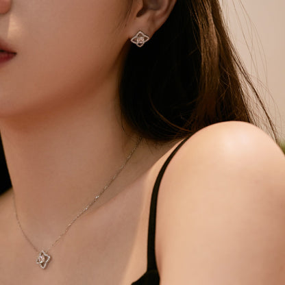[LORA]Elegant Star Shape Princess Cut Daily Earrings