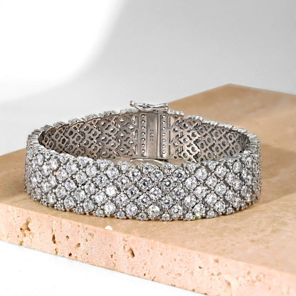[LORA]Ornate Elegant Round Cut Party Bracelet