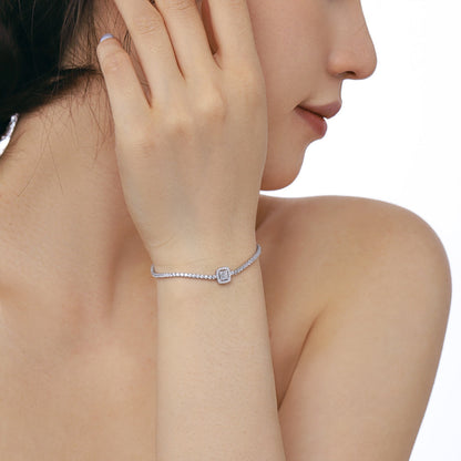 [LORA]Luxurious Dazzling Square Shape Banquet Bracelet