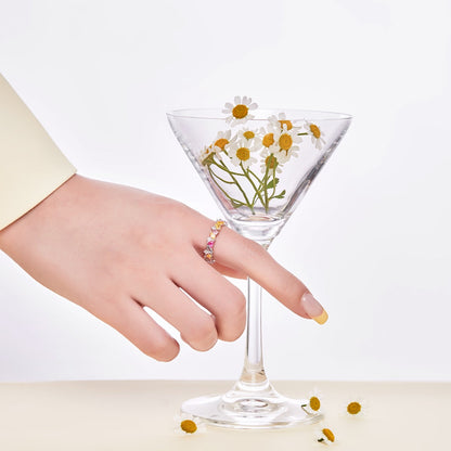 [LORA]Dazzling Polychromatic Multi cut Daily Ring
