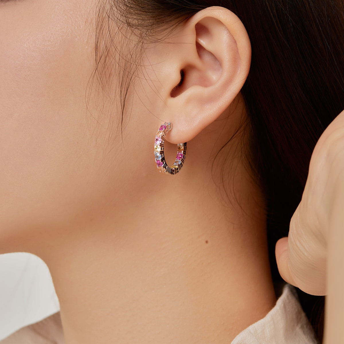 [LORA]Unique Round Cut Daily Earrings