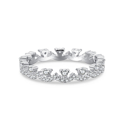 [LORA]Elegant Resplendent Round Shape Party Ring