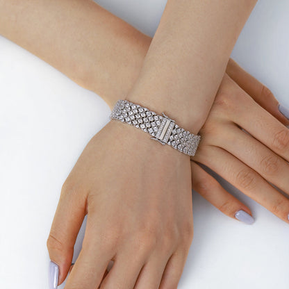 [LORA]Ornate Elegant Round Cut Party Bracelet