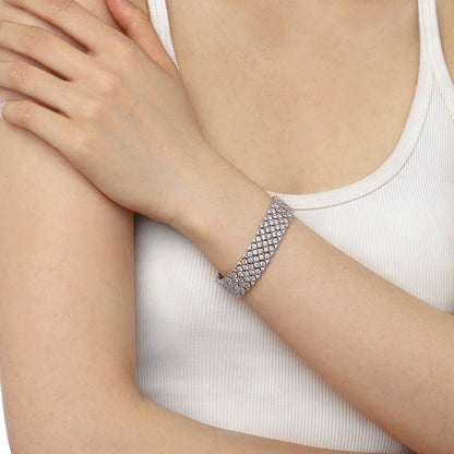 [LORA]Ornate Elegant Round Cut Party Bracelet