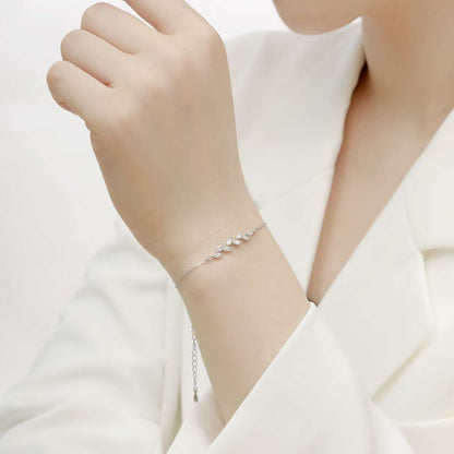 [LORA]Elegant Wheat Leaves Shape Bracelet