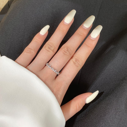[LORA]Elegant Resplendent Round Shape Party Ring